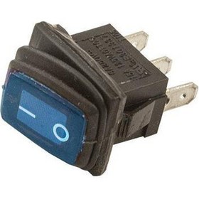 Resim Kcd1 Su Geçirmez Mavi Işıklı On-Off Anahtar 3 Pin 