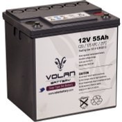 Resim Volan Battery 12 Volt 55 Ah (Amper) Jel Akü 