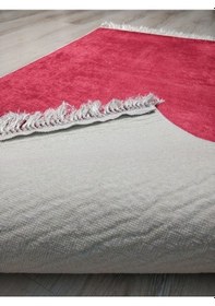 Resim Yamalıhome Style Kırmızıkt Baskı Kilim 80X150 Cm 