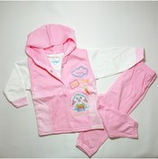 Resim Lila Bebek Pijama Takımı 