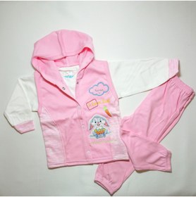 Resim Lila Bebek Pijama Takımı 