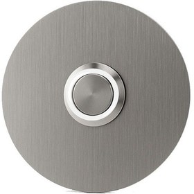 Resim Lockway Z301b Paslanmaz 304 Yuvarlak Zil Butonu Ø70mm Beyaz Led 