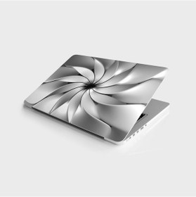 Resim Laptop Sticker Notebook Kaplama Etiketi 3D Metal Kare 