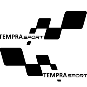 Resim TSC Tempra Sportyan Kapı Etiket Yapıştırma 30CMX11CM MMD319 