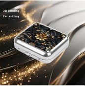 Resim Dashanshop 2d Desenli Yaratıcı Baskılı Paslanmaz Çelik Araç Küllüğü, Pratik Ve Şık 