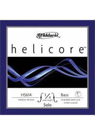 Resim D'Addario Hs614 3/4M Helicore Solo F# Kontrabas Teli (Fa Diyez) 