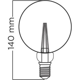 Resim Forlife 6 Watt G95 Glop Rustik Ampul 