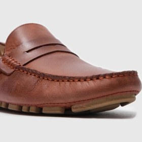 Resim Togo Erkek Loafer AYAKKABI052054, Bordo Eskitme, 4 
