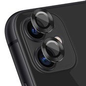 Resim Microsonic Apple Iphone 11 Tekli Kamera Lens Koruma Camı Siyah Microsonic