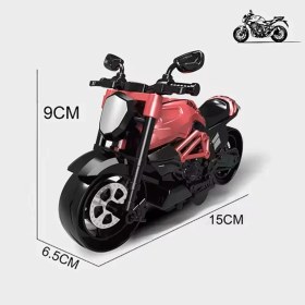 Resim Brother Toys 1 Adet Sürtmeli Kaliteli Oyuncak Motosiklet Yurtdışından Özel Üretim Motor 14 Cm. 