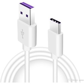 Resim Huawei USB Type-C 5A Şarj ve Data Kablosu Beyaz 1 Metre 