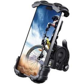 Resim Lamicall Motosiklet Ve Bisiklet Telefon Tutucu 360 Derece Döndürülebilir Bm02black 