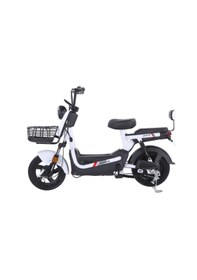 Resim Arora Zr3 4 Akülü Elektrikli Motosiklet Beyaz 240 W Batarya 138 kg Taşıma Kapasitesi 
