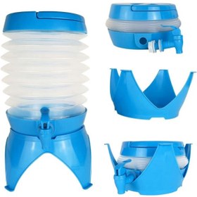 Resim Gaman Katlanabilir Musluklu Su Sebili 3.5 Litre Piknik Kamp Su Ayran Meşrubat Içecek Bidonu 