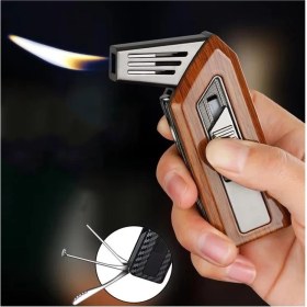 Resim Flabox Aletli Pipo Çakmağı Desenli Kahve 