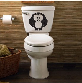 Resim Wc Klozet için Erkekkuş Sticker Yapıştırma Model1 