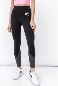 Resim Nike Air High Rise Tight Fit Yüksek Belli Pamuk Polyester Tayt 