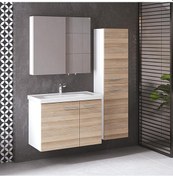 Resim Denko Terra 80 Cm Mdf Banyo Dolabı Takımı Ve Boy Dolabı, Alize Diğer