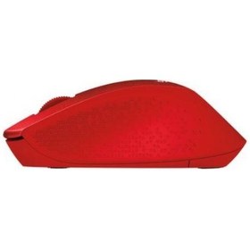 Resim Logıtech M330 Sessiz Kablosuz Usb Optik Mouse Kırmızı 910-004911 