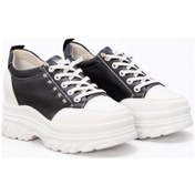 Resim Guja 25y361 Gizli Topuk Taş Detaylı Kadın Spor Ayakkabı Siyah 