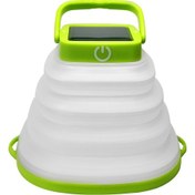 Resim Neevoyu Yeşil Güneş Enerjili Katlanabilir Kamp Lambası - 3 Aydınlatma Seviyesi, Ip65 Su Geçirmez, Usb Ve Güneş Şarjlı 