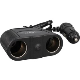 Resim Olesson 1642 12-24V 100W 70CM Kablolu 2'li Araç Çakmak Çoklayıcı 