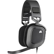 Resim Corsair HS80 Rgb Kablolu Oyuncu Kulaklığı - Siyah 