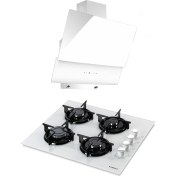 Resim Kumtel 2'li Beyaz Ankastre Set (KO-40 TAHDF -KO-735) 