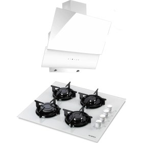 Resim Kumtel 2'li Beyaz Ankastre Set (KO-40 TAHDF -KO-735) 