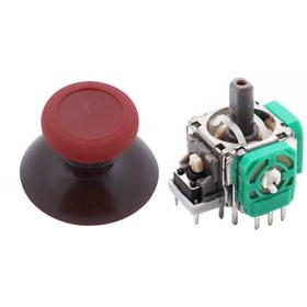 Resim POPKONSOL Xbox One Analog Motor Topuz Seti 1+1 One - One S/x - Series S/x Uyumlu Kırmızı Bordo 