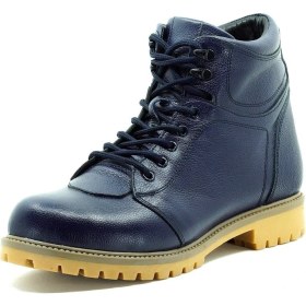 Resim Costo Shoes YN2022 Lacivert Deri Büyük Numara Erkek Bot Özel Seri 