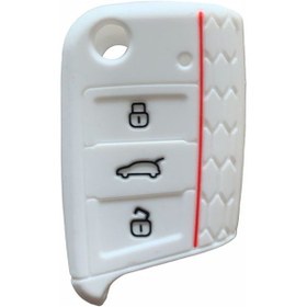 Resim VOLKSWAGEN Golf Polo T-CROS TROC TAIGO TIGUEN Caddy Uyumlu SİLİKON KILIF 