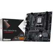 Resim Msı Pro B840m-b Ddr5 8000mhz Oc M.2 Vga/hdmı Pcıe 4.0 Am5 Matx Anakart 