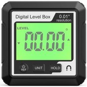 Resim Novahub Manyetik Tabanlı Dijital Açı Ölçer, 4x90 Ölçüm Aralığı, Ahşap Ve Otomotiv İçin Kullanışlı Beyaz Lcd Ekranlı Beyaz 