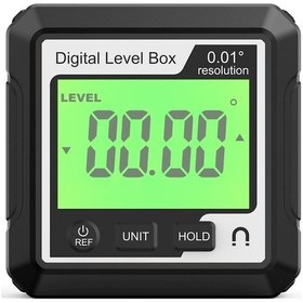 Resim Novahub Manyetik Tabanlı Dijital Açı Ölçer, 4x90 Ölçüm Aralığı, Ahşap Ve Otomotiv İçin Kullanışlı Beyaz Lcd Ekranlı Beyaz 