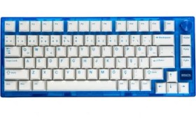 Resim W75 V2 Klavye Cyber Blue İngilizce (Manyetik Switch / HE) 