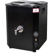 Resim Anka Yeni Nesil Çay Makinası 2 Demlikli 25 Litre Siyah 