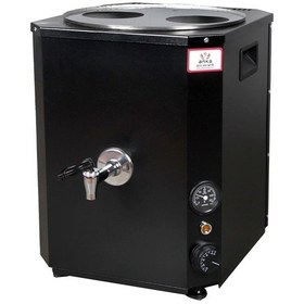 Resim Anka Yeni Nesil Çay Makinası 2 Demlikli 25 Litre Siyah 