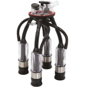 Resim Melasty Süt Sağma Makinesi 240 Cc Sağım Demeti Özel Ölçü Şeffaf Kılıf / Silikon Memelik -2456 