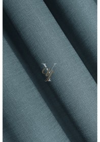 Resim Keten Fon Perde V-4031 Buz Mavisi Buz Mavisi 