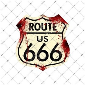 Resim Mr.Stickerrou7 Route 666 Sticker 