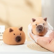Resim Capybara Banyo Süngeri - Yüz ve Vücut İçin Nazik Peeling Fırçası, INS Tarzı Yaratıcı Banyo Hediyesi. 