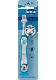 Resim Chicco Diş Fırçası 3-6 Yaş Tiger Mavi 