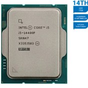 Resim Intel Raptor Lake I5-14400F Tray Vga'sız, Fansız 10 Cores 2,50/4.70GHZ 20MB Lga 
