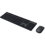 Resim Xiaomi 2.4ghz Kablosuz Klavye + Fare Seti 2 Dizüstü Masaüstü Dizüstü Bilgisayar İçin Siyah 