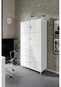 Resim Punto Kilitli Dosya, Klasör Evrak, Ofis Dolabı Beyaz - Tamamı 1. Beyaz 