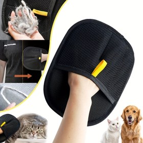 Resim Tekrar Kullanılabilir Evcil Hayvan Tüyü Temizleme Eldivenleri - Köpekler ve Kediler İçin Çift Taraflı Statik Eldivenler, Halılar, Koltuklar, Evcil Hayvan Yatakları, Kedi Ağaçları, Mobilyalar ve Halılar İçinde Tüyleri Etkili Bir Şekilde Temizler, Dayanıklı Kumaş Malzemesi, Köpek Bakımı Eldivenleri | Statik Temizleme Eldivenleri | Kaymaz Tutuş, Köpek Bakımı Eldivenleri 
