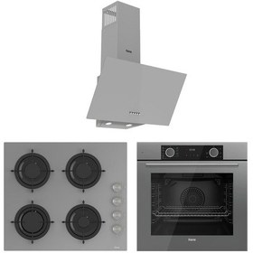 Resim Ferre D088 + CS208 + XE63CPR Gri Mila Fryart Ankastre Set 