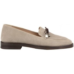 Resim Footcourt Günlük Kadın Loafer Ayakkabı Bej Süet Deri Bej 