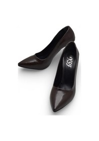 Resim Ispartalılar 803 Stiletto Kadın Topuklu Ayakkabı 10,5 Cm İnce Topuk Abiye Düğün Nişan Ayakkabısı Kahverengi 